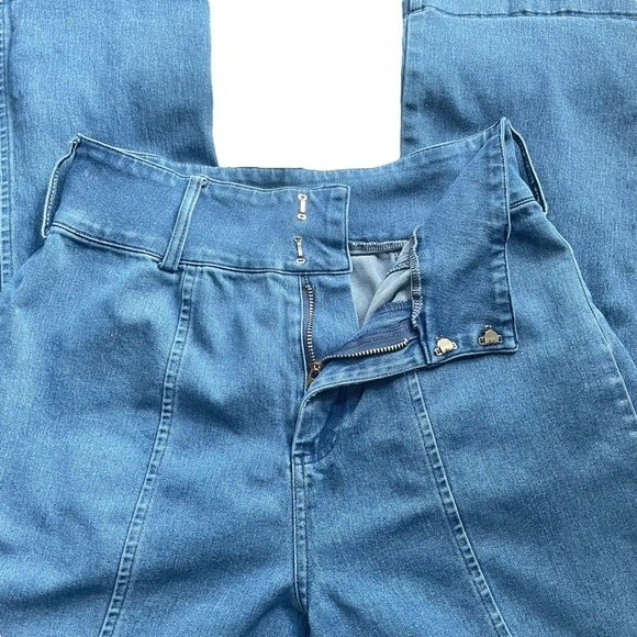 Altar'd State High Rise Wide Leg Baggy Jeans, size Medium - Picture 4 of 8